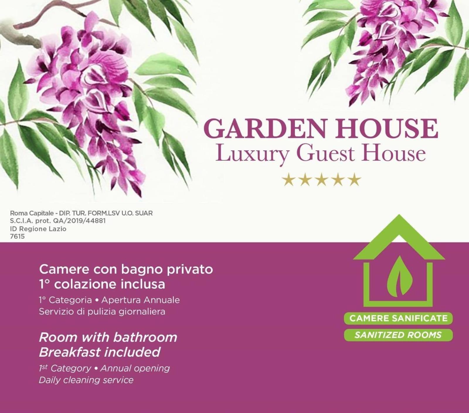 Garden House - Luxury Guest House - Only Self Check In Rome Buitenkant foto